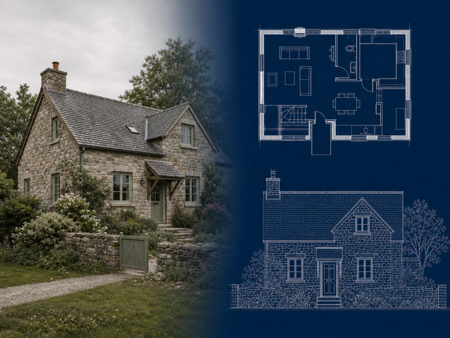 Blueprint generator from photo