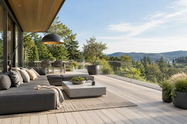 AI-generated balcony and deck design