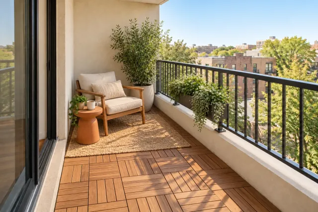 AI-generated balcony and deck design