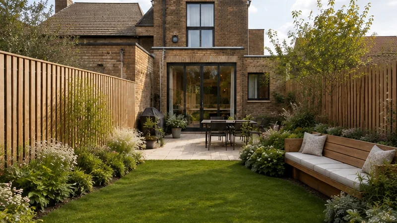 Backyard · Family garden — After