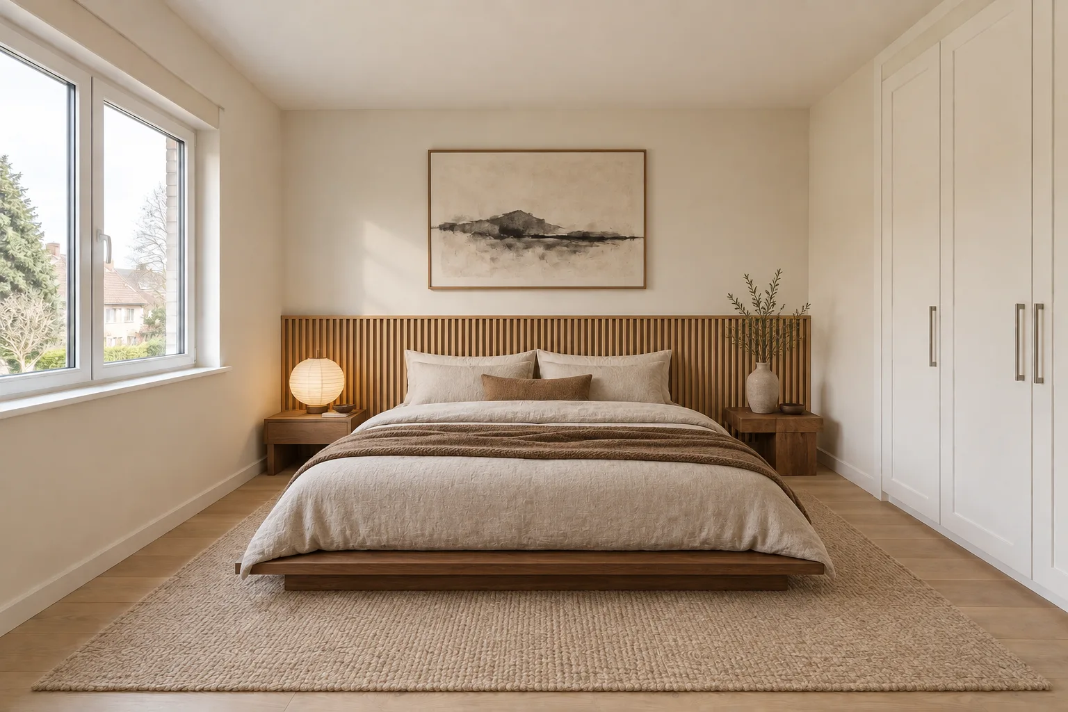 Japandi Bedroom Design — After
