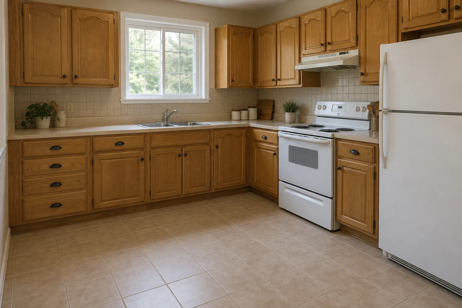 Mediterranean Kitchen Design — Before