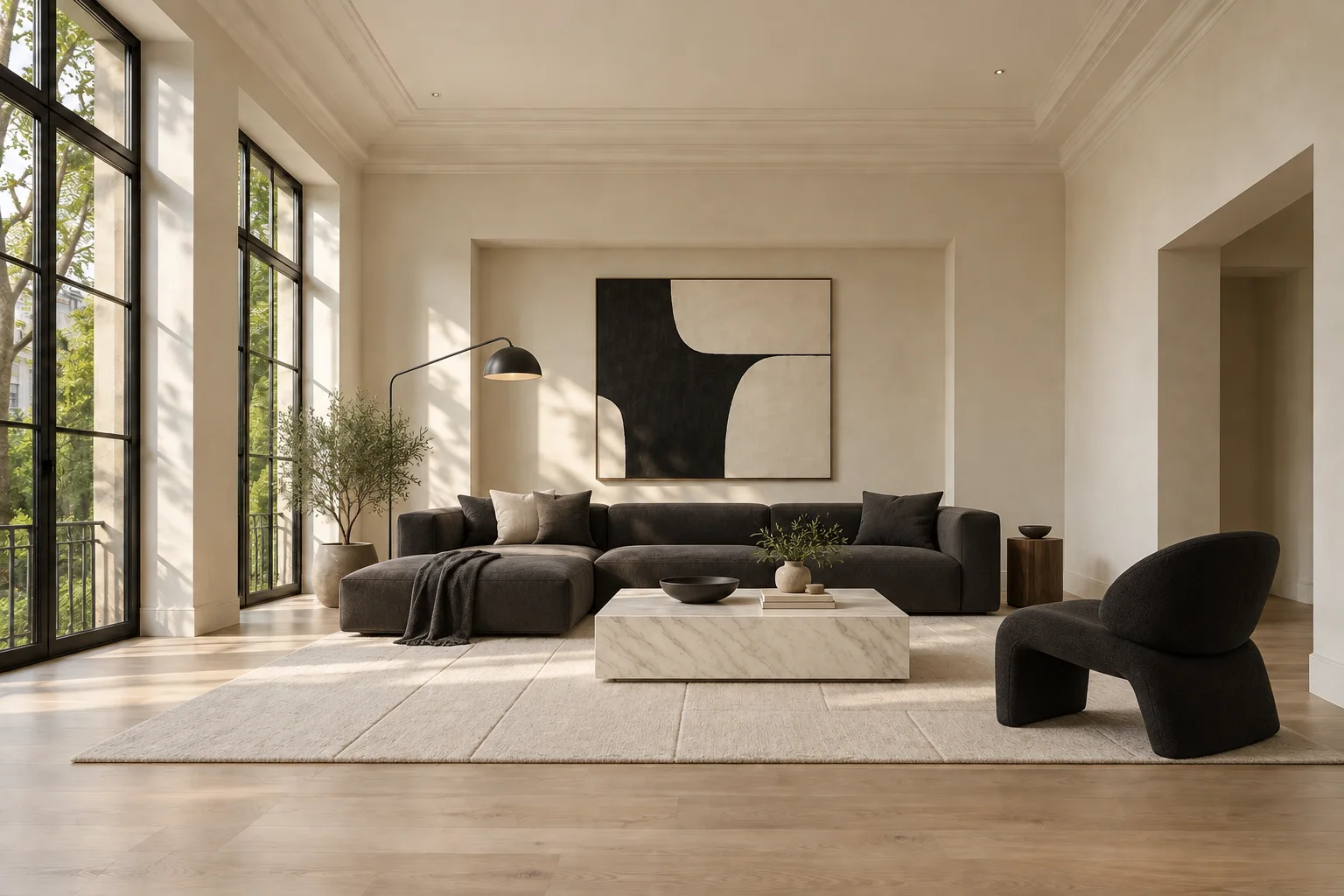 Modern Living Room Design — After