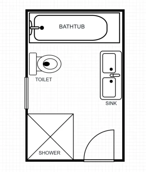 Bathroom Floor Plan Template